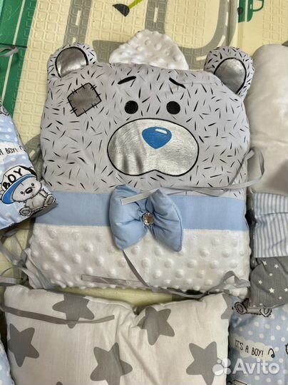 Бортики новые в кроватку