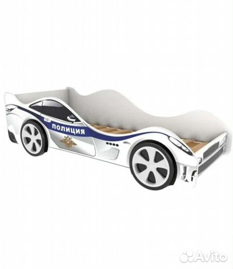 Новая кровать машина с матрасом