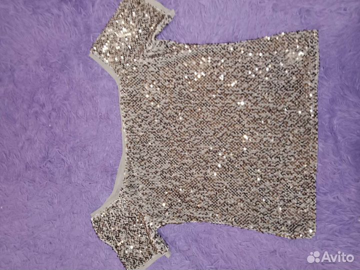 Блуза с пайетками