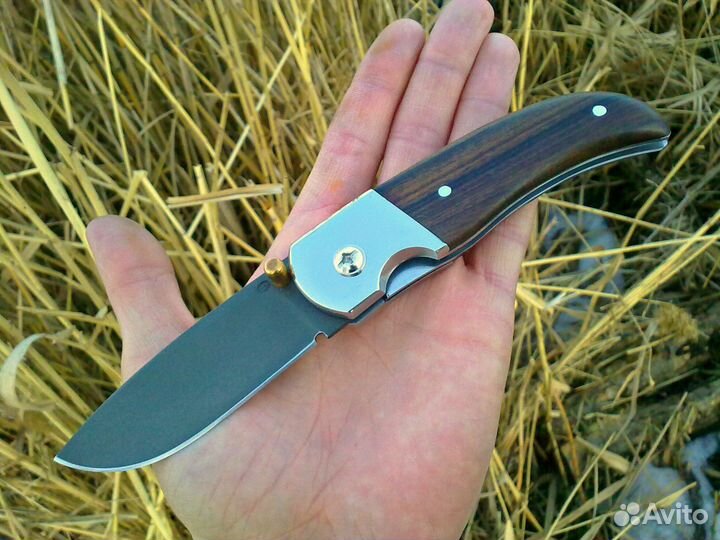 Нож складной Шмель разделочный Х12мф Ручная Работа