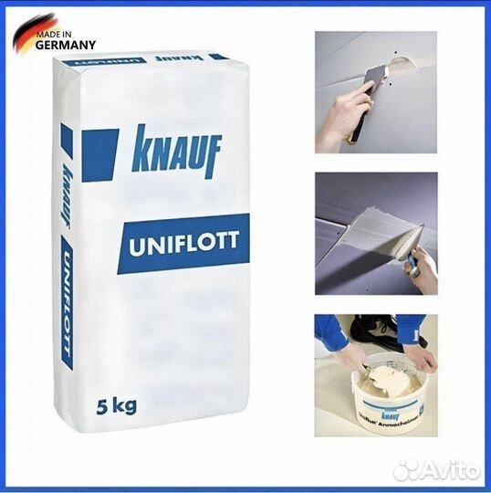 Шпаклевка Knauf Uniflott (Кнауф Унифлотт) 25 кг Мо