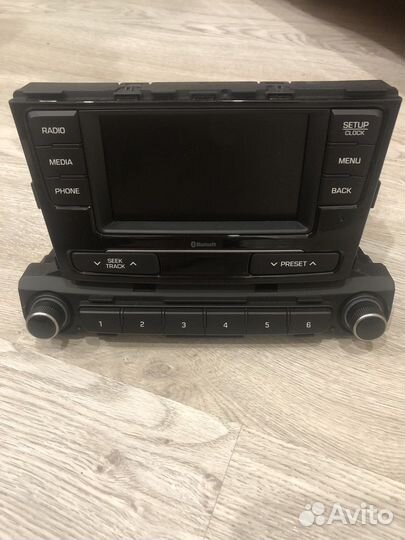 Штатная магнитола на hyundai solaris 2021