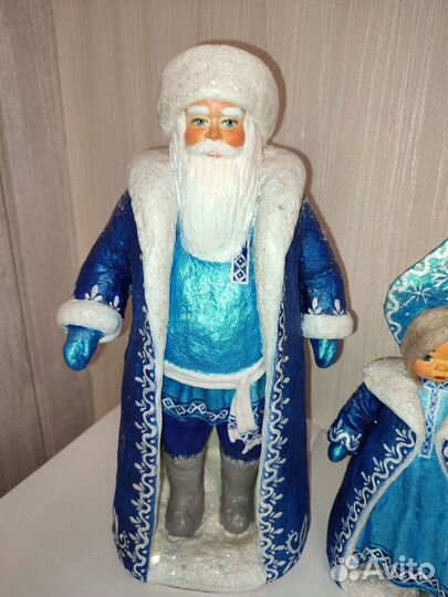 Дедушка Мороз и Снегурочка Новогодний декор
