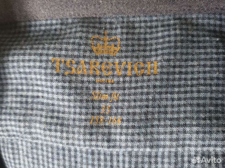 Рубашка фланелевая для мальчика 158-164