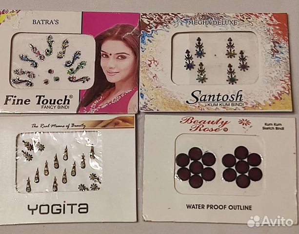 Бинди. Украшение для лица. Точка для лба