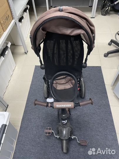 Велосипед-коляска с ручкой