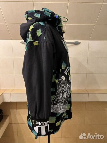 Новая крутая теплая джинсовка 54-56/58