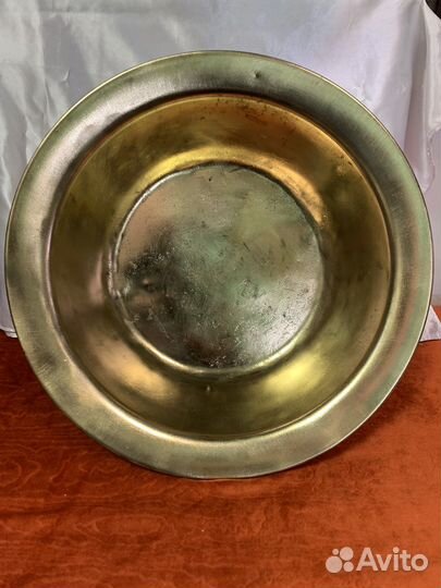Латунный таз для варенья. СССР