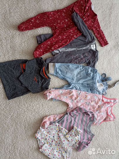 Большой пакет одежды для девочки или по отдельност