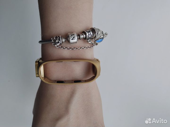 Металлический ремешок для Xiaomi Mi Band 3/4