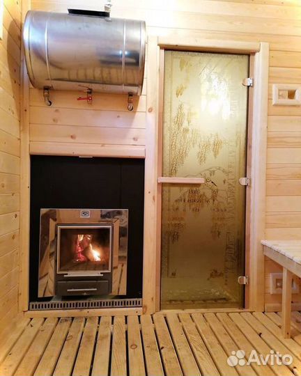 Мобильная баня бочка 6 м