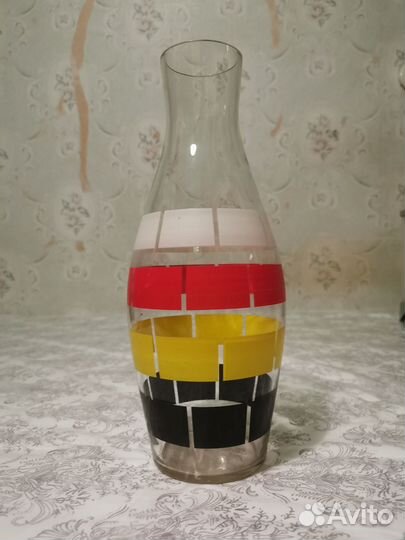 Ваза графин стеклянный