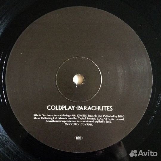 Виниловая пластинка Coldplay Parachutes (180 Gram)