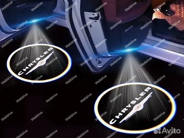 Подсветка дверей с лого Chrysler 200 300C Sebring