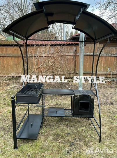Беседка с мангалом