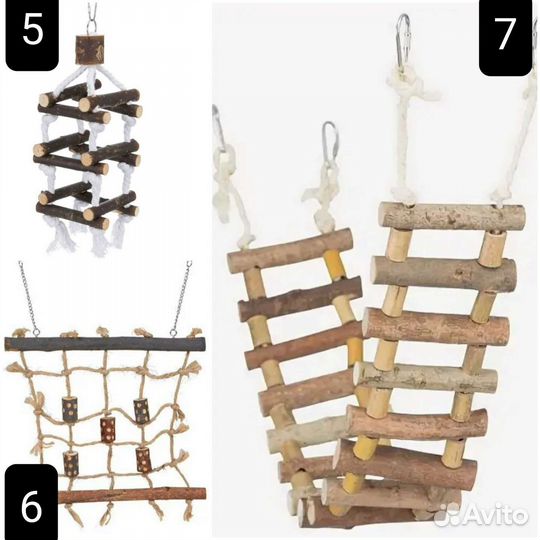 Игрушки для попугаев