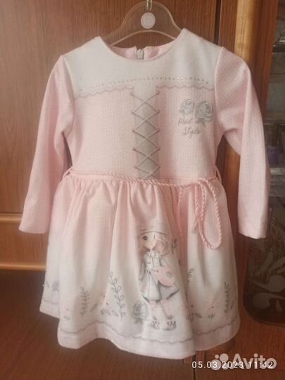 Платье для девочки 86