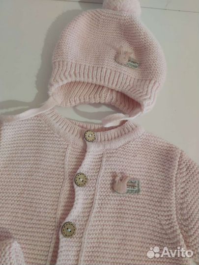 Комплект тёплый, шапка,носочки