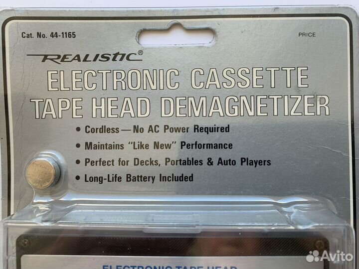 Кассета размагничиватель Realistic, Japan-US, NEW