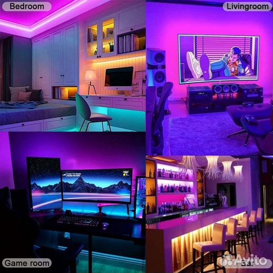 Светодиодная лента RGB 5050 USB 2835