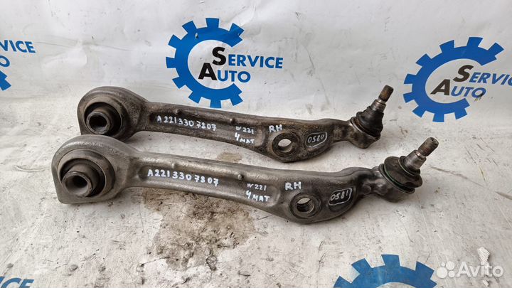 Mercedes W221 05- передний правый рычаг пневмо