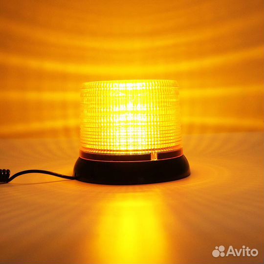 Маяк мигалка желтая 12/24V