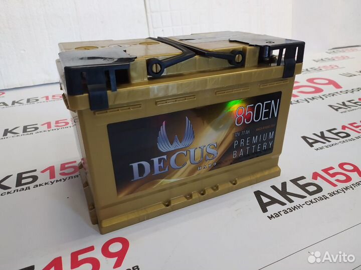 Decus 77Ач 850А. Premium