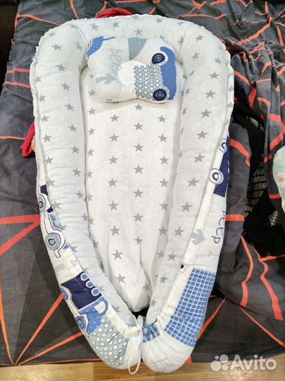 Кокон для новорожденных, подушка ортопедическая