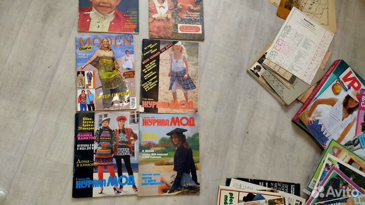 Журналы с выкройками ретро СССР