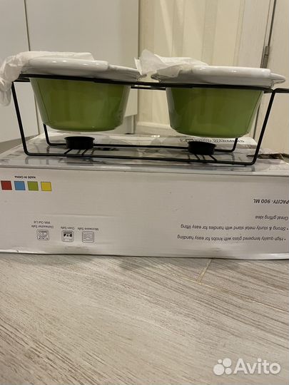 Набор салатников с крышкой