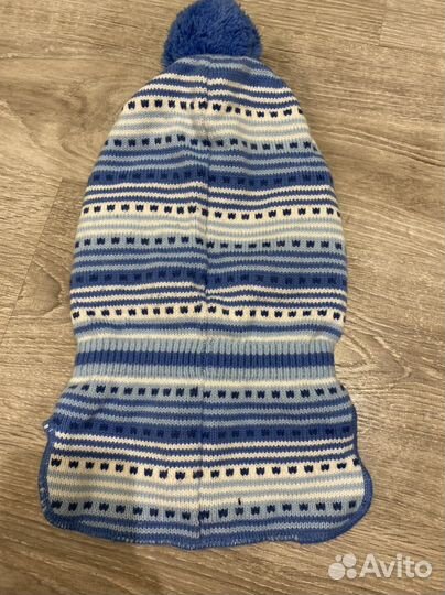 Шапка шлем для мальчика 50 52