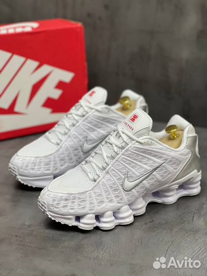 Nike Shox TL White Metallic Silver