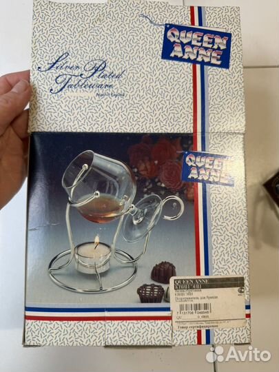 Подогреватель для бренди Queen Anne Англия