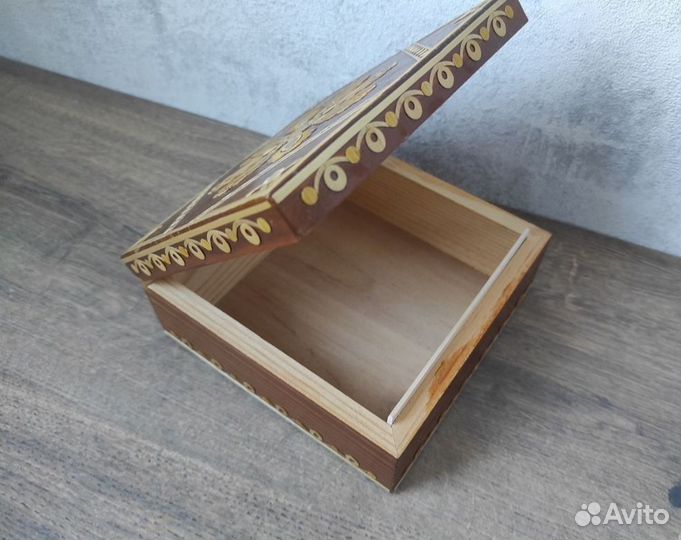 Шкатулка деревянная СССР