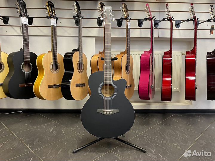 Shinobi HB402AM/BK акустическая гитара