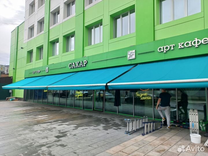 Замена ткани в маркизах. Ремонт маркиз