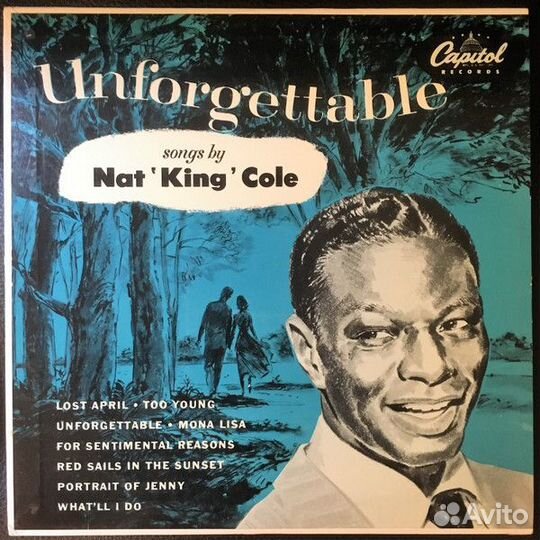 Виниловая пластинка king cole NAT - unforgettable