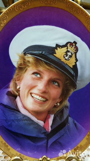 Тарелка с Принцессой Дианой Англия