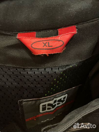 Мотокуртка летняя текстильная IXS Levante черная