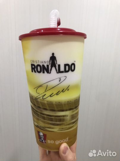 Коллекционный стакан cristiano ronaldo из KFC
