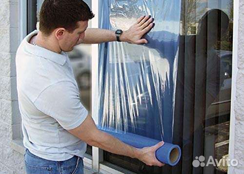 Пленка для защиты окон и стекла