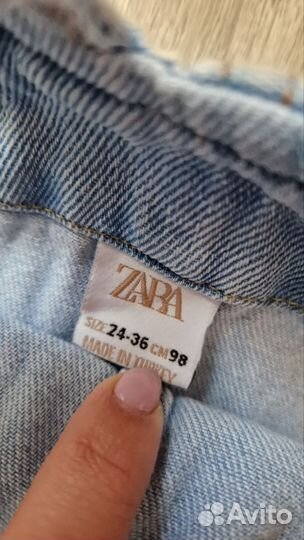 Джинсовый сарафан zara