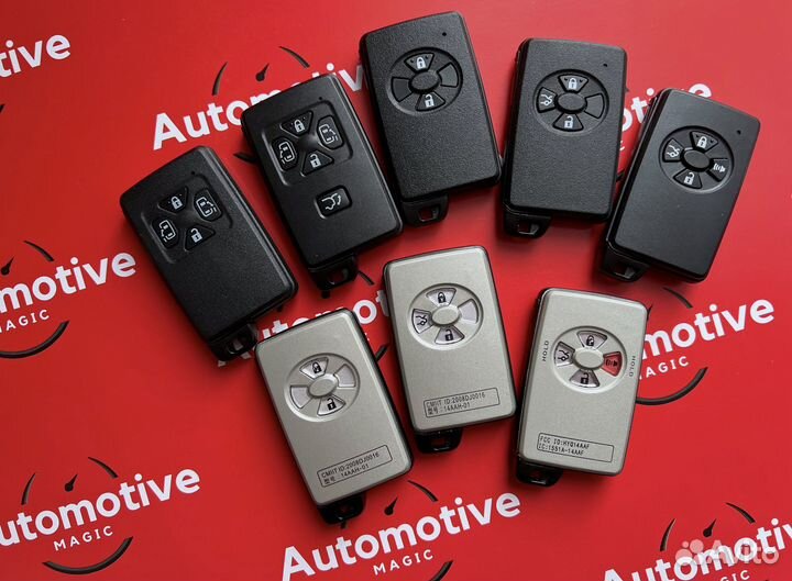 Смарт ключ для Toyota с привязкой в автомобиль