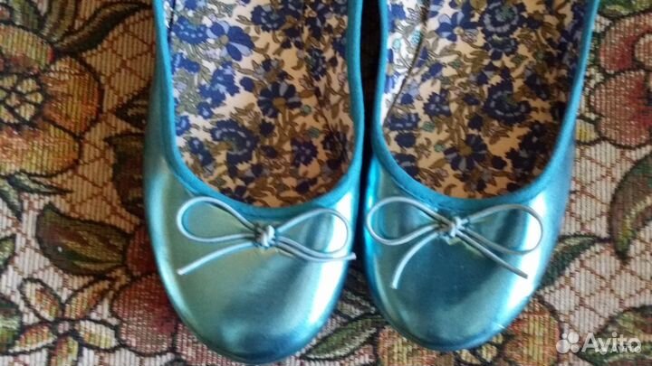 Балетки перламутровые р. 36-37