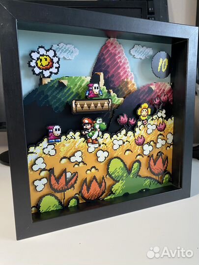 Пиксельная диорама - Yoshi’s Island