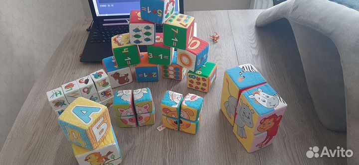 Кубики мягкие