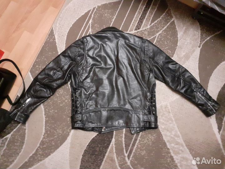 Мотокуртка кожаная косуха First