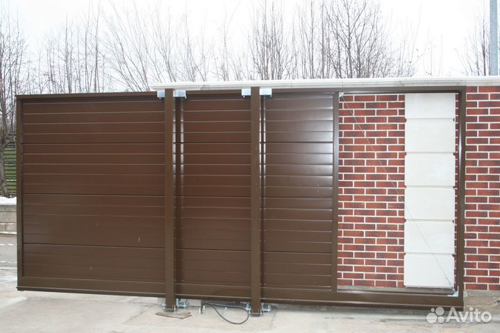 Откатные ворота Alutech ProTrend