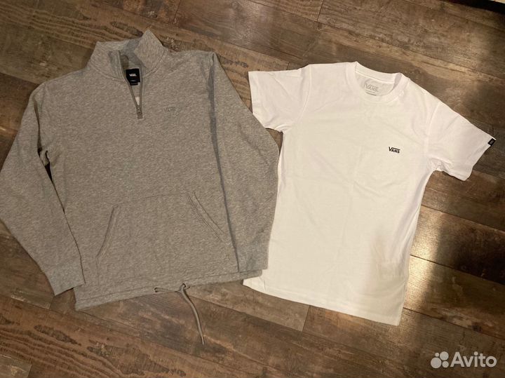 Свитшот и футболка vans xs