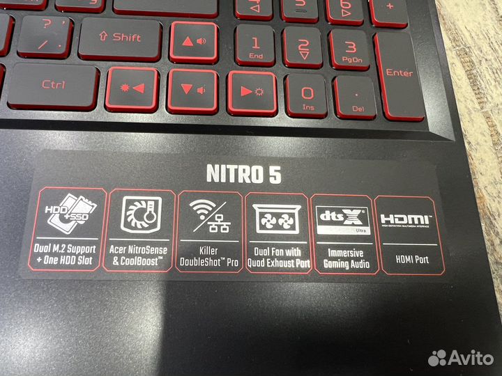Новый игровой ноутбук Acer Nitro 5 core i5/GTX1650